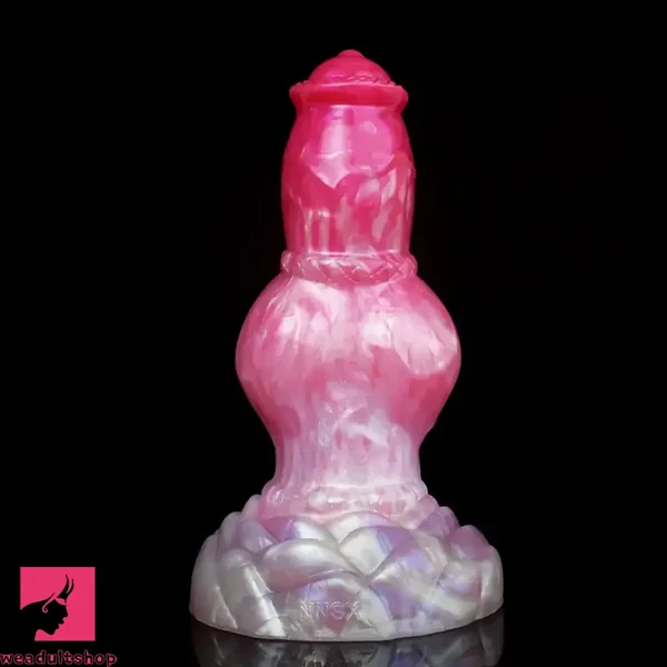 7.48in Real Monster Knot Silicone Soft Dildo For Women Men G Spot