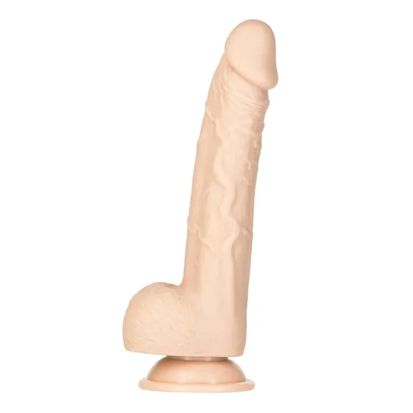 Addiction Tristan Silicone Realistic Dildo with Bonus Bullet 9in – Vanilla