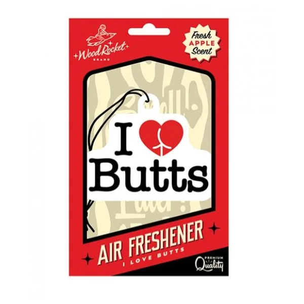 AIR FRESHENER I LOVE BUTTS (NET)