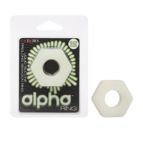 ALPHA PROLONG SEXAGON RING GLOW IN THE DARK