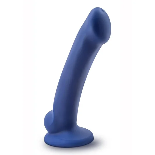Avant D10 Ergo Mini Silicone Dildo with Suction Cup 6.5in – Indigo