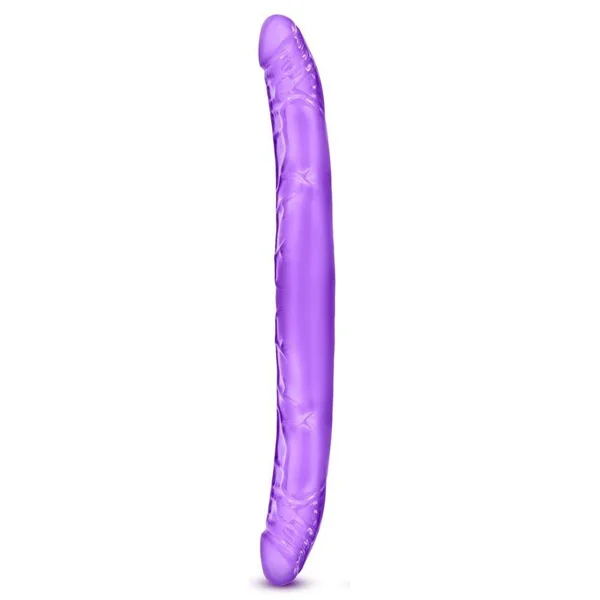 B Yours 16" Double Dildo - Purple