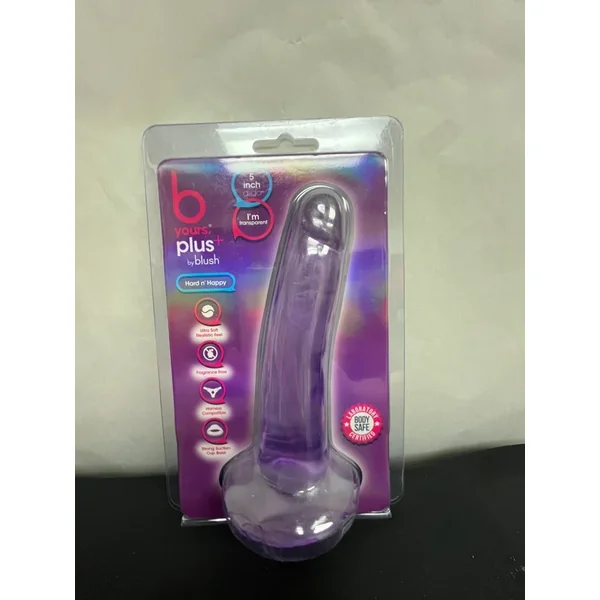 B Yours Plus Hard n’ Happy 5 Inch Dildo