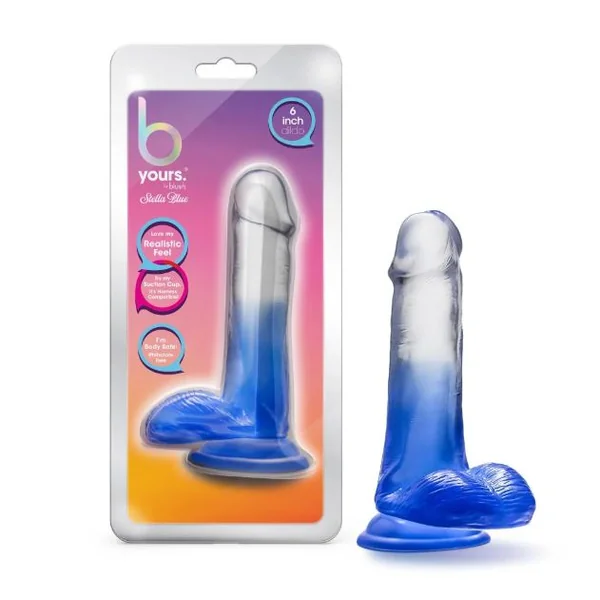 B YOURS STELLA BLUE 6 DILDO BLUE “
