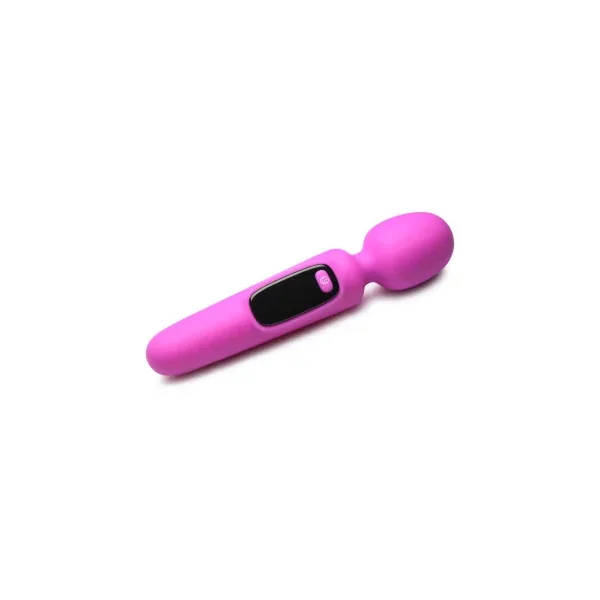 BANG! Digital Silicone Wand, Purple