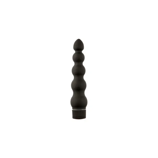 Black Magic 7 Inch Ribbed Vibrator