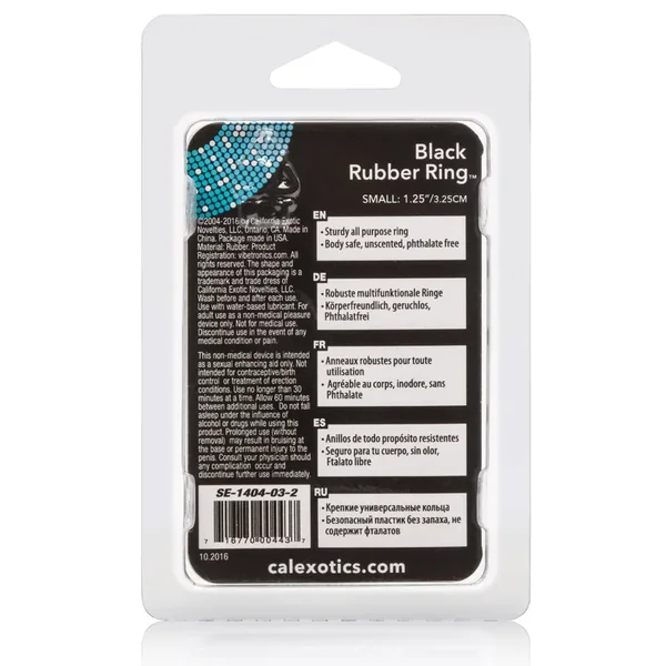 Black Rubber Ring – Small