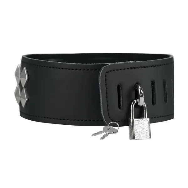 Black Studded Collar