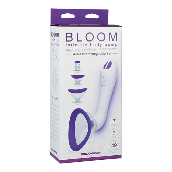 BLOOM INTIMATE BODY PUMP PURPLE/WHITE