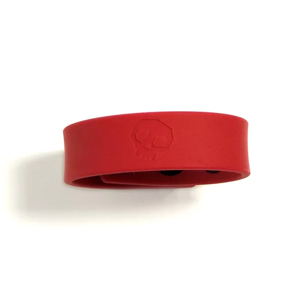 Boneyard Silicone Cock Strap 3 - Snap Ring - Red