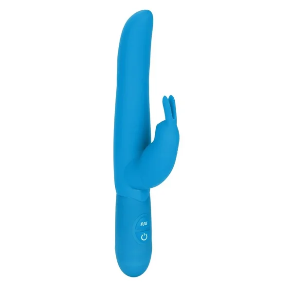 Bounding Bunny Silicone Rabbit Vibrator – Blue