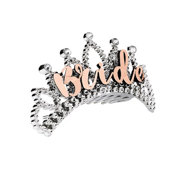 Bride Tiara - Rose Gold