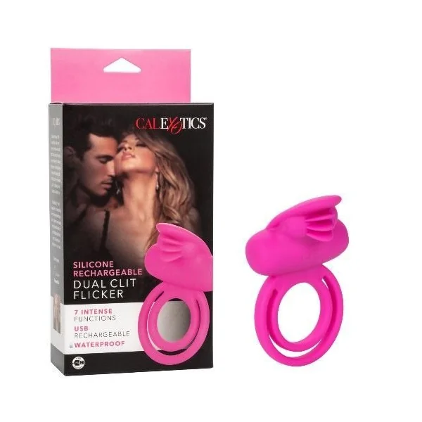Calexotics Silicone Ring Dual Clit Flicker