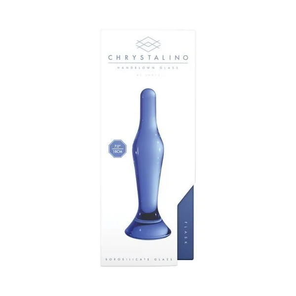 Chrystalino Hand Blown Glass Dildo Flask