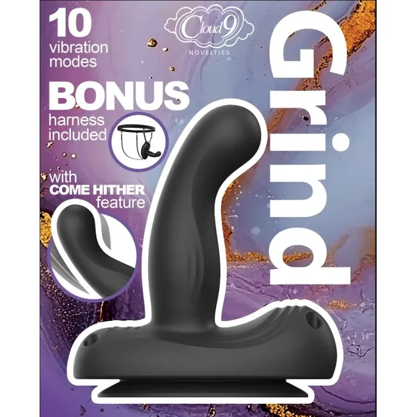 CLOUD 9 GRIND INSERTABLE VIBE SUCTION CUP & HARNESS