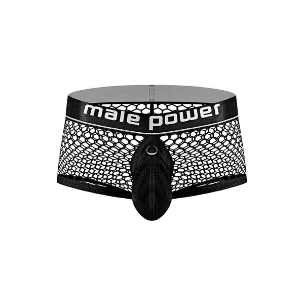 Cock Pit Net Mini Cock Ring Short - Large - Black