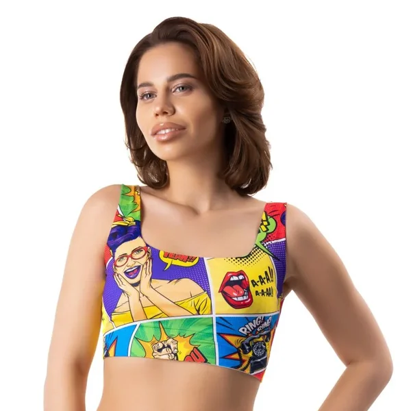 Comics Insta Crop Top, XL – MeMeMe Lingerie
