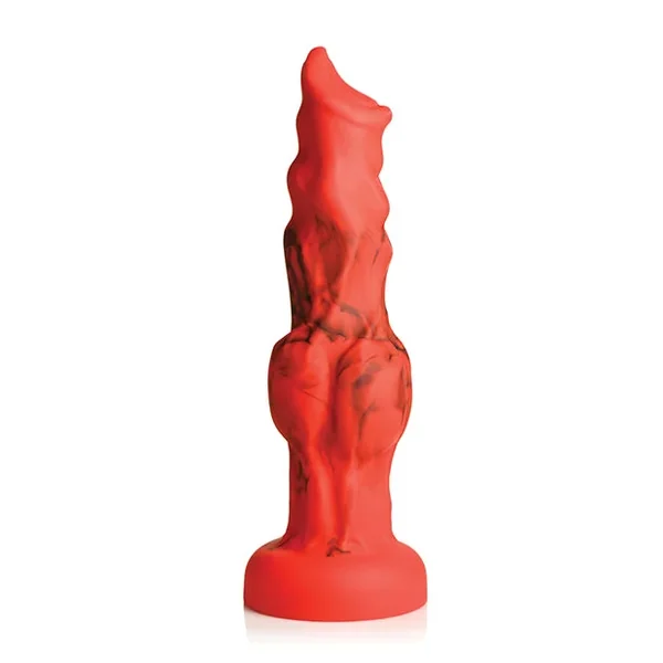 Creature Cocks Fire Hound Silicone Dildo – Large Red
