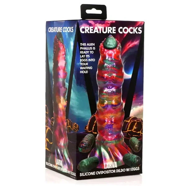 Creature Cocks – Larva Silicone Ovipositor with Eggs