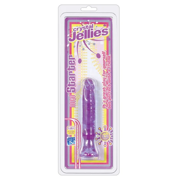 Crystal Jellies 6" Anal Starter - Purple