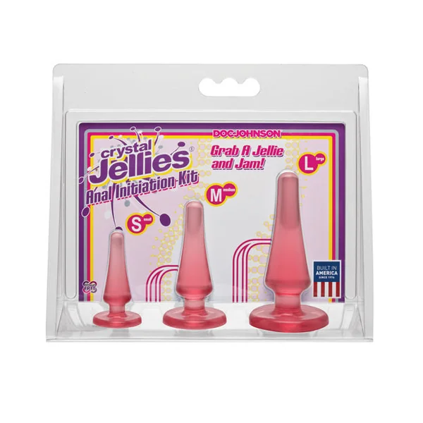 Crystal Jellies Anal Initiation Kit - Pink