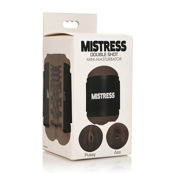 Curve Novelties Mistress Mini Double Stroker Pussy & Ass - Dark