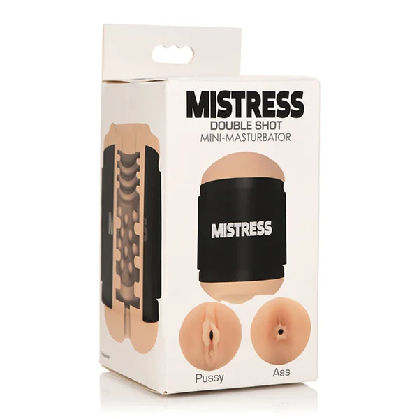 Curve Novelties Mistress Mini Double Stroker Pussy & Ass - Light