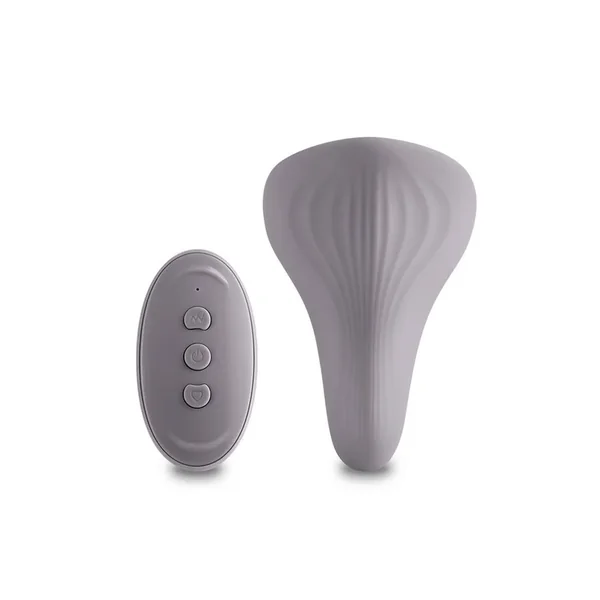 Desire Mantra Rechargeable Silicone Panty Vibrator – Gray