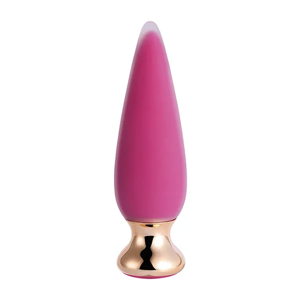 Doro Pretty Vibrating Anal Plug With Remote Control - Pink