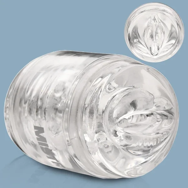 Double Shot Mouth And Pussy Stroker – Clear