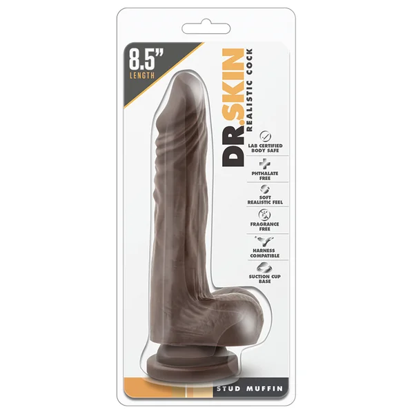 Dr. Skin Stud Muffin Chocolate 8.5 inch