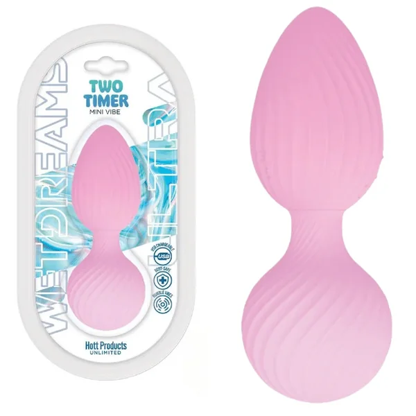 Dual Ended Vibrating Anal Butt Plug Wet Dreams Ultra Two Timer