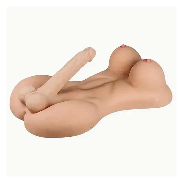 Dual Fantasy Silicone Torso with 7.4″ Realistic Dildo