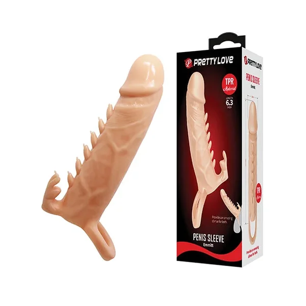 Emmitt 6.3″ Penis Sleeve – Ivory