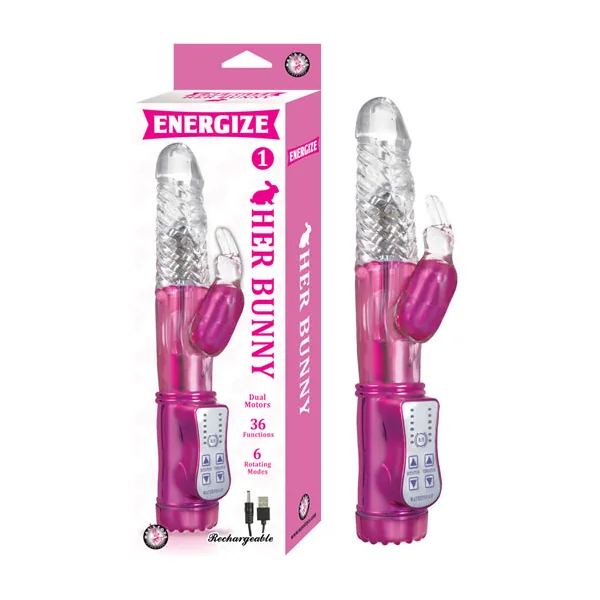 ENERGIZE HER BUNNY 1 PINK RABBIT VIBRATOR