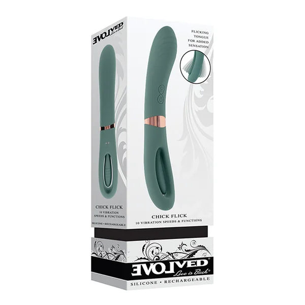 Evolved Chick Flick G-Spot Vibrator - Teal