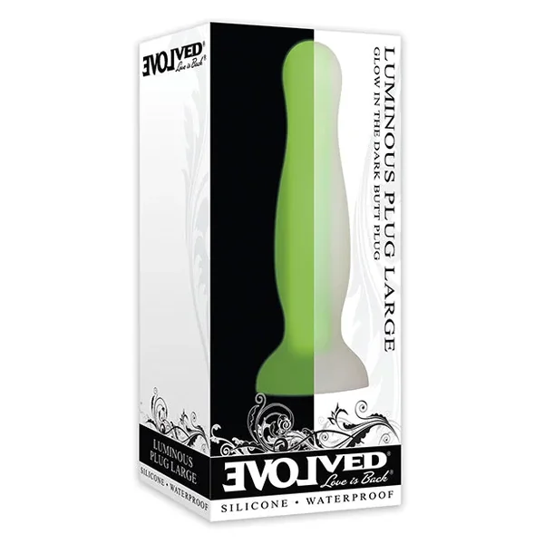 Evolved Luminous Anal Plug Large – Green