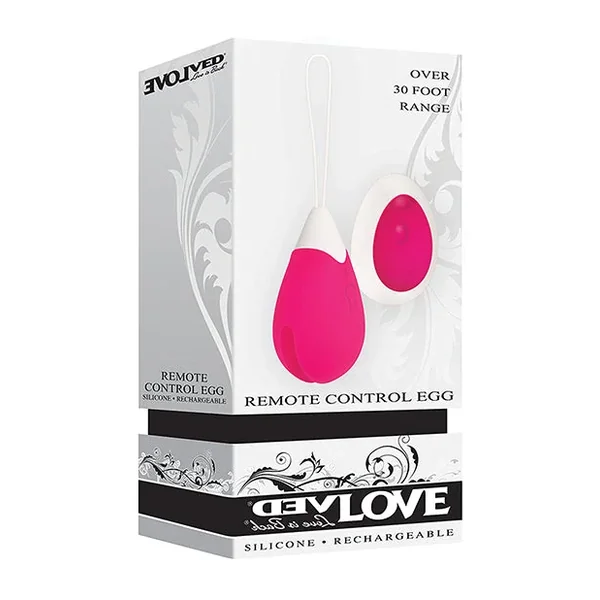 Evolved Remote Control Vibrating Egg – Pink