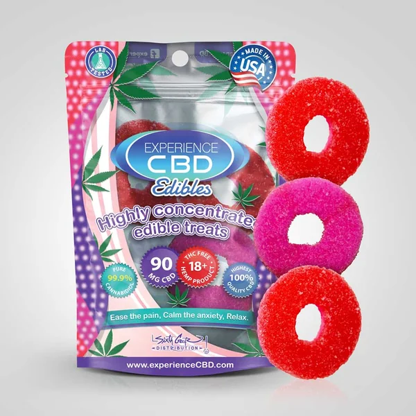 EXPERIENCE CBD 90MG WATERMELON GUMMIES 3PC (NET)