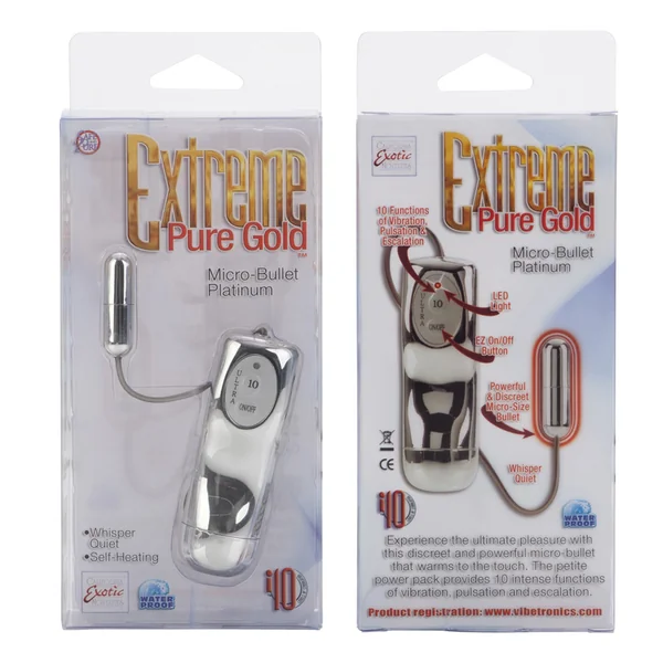 EXTREME PURE GOLD MICRO BULLET SILVER