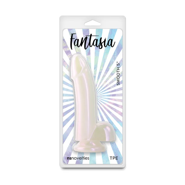 Fantasia Smooth 5" Dildo - Pearl