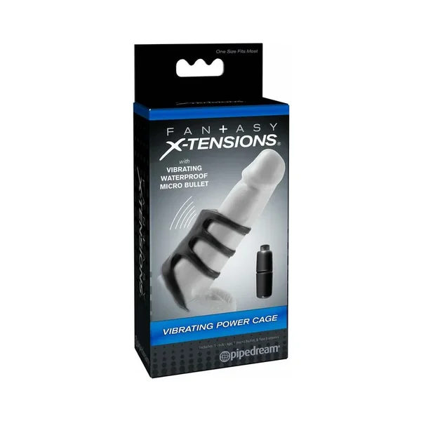 Fantasy X-tensions Vibrating Power Cage Black