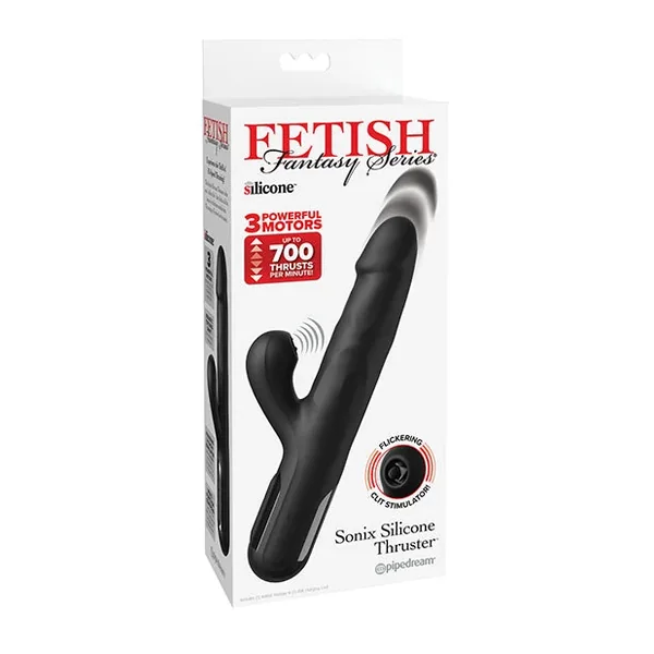Fetish Fantasy Series Sonix Silicone Thruster – Black