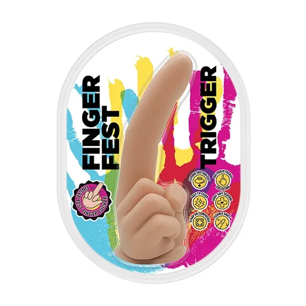 Finger Fest Trigger Dildo – Flesh
