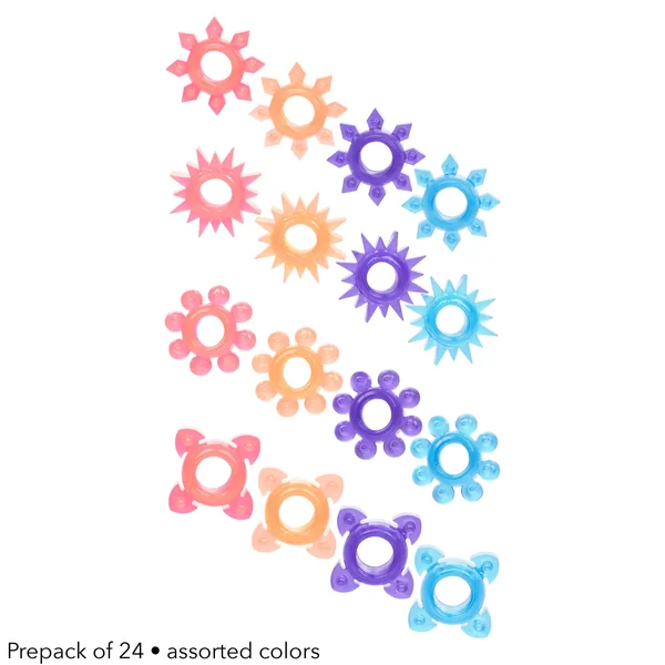 Foil Pack Textured Ring - Prepack of 24