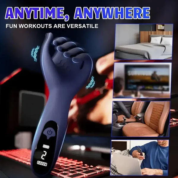 Forced Squeezing Turtle Exerciser Male Cock Automatic Masturbator