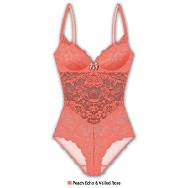 FRENCH AFFAIR – TEDDY JEWEL PEACH ECHO PLUS SIZE
