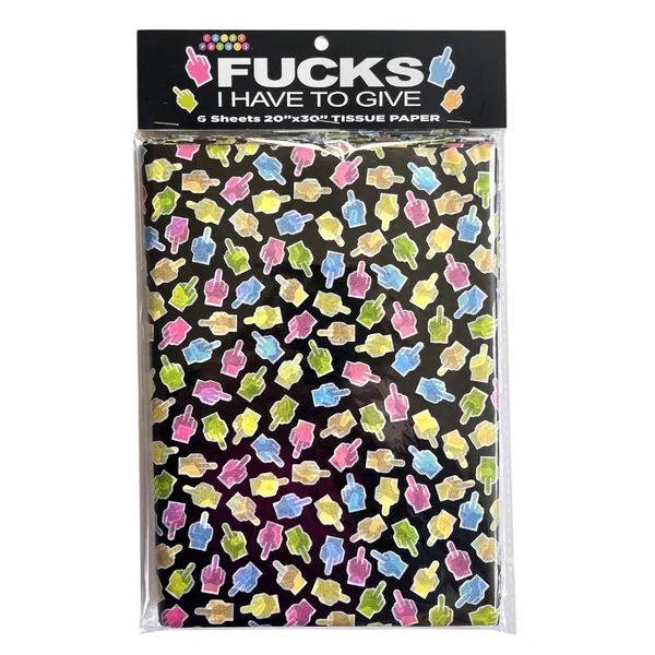FUCKS TO GIVE TISSUE PAPER