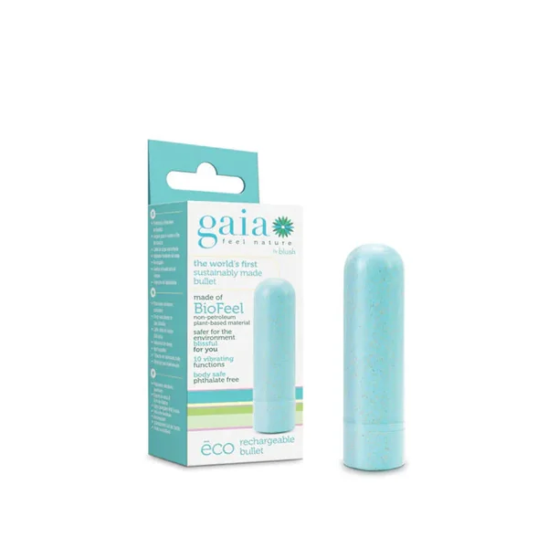 Gaia Eco Rechargeable Vibrating Bullet by Blush Novelties
