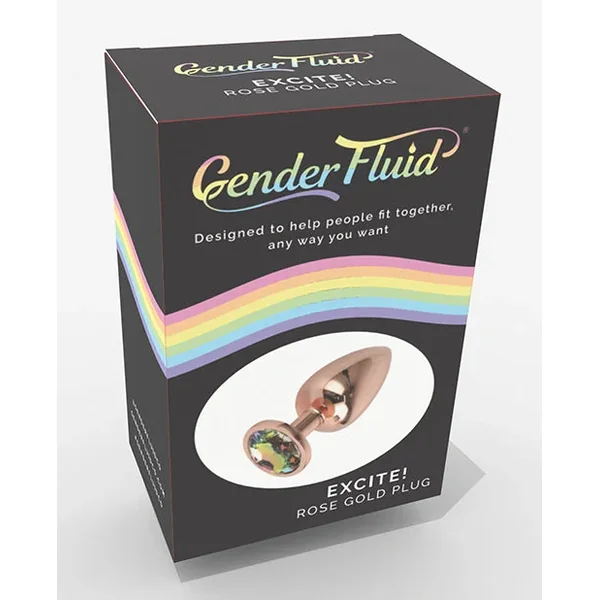 Gender Fluid Excite! Plug – Rose Gold